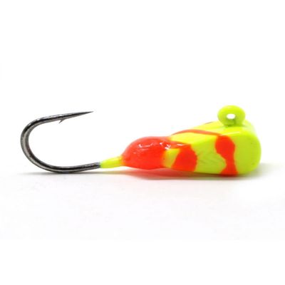 Clam Genz Drop-Kick, Size 8 1/32oz, Chart/Orange Swirl 15830