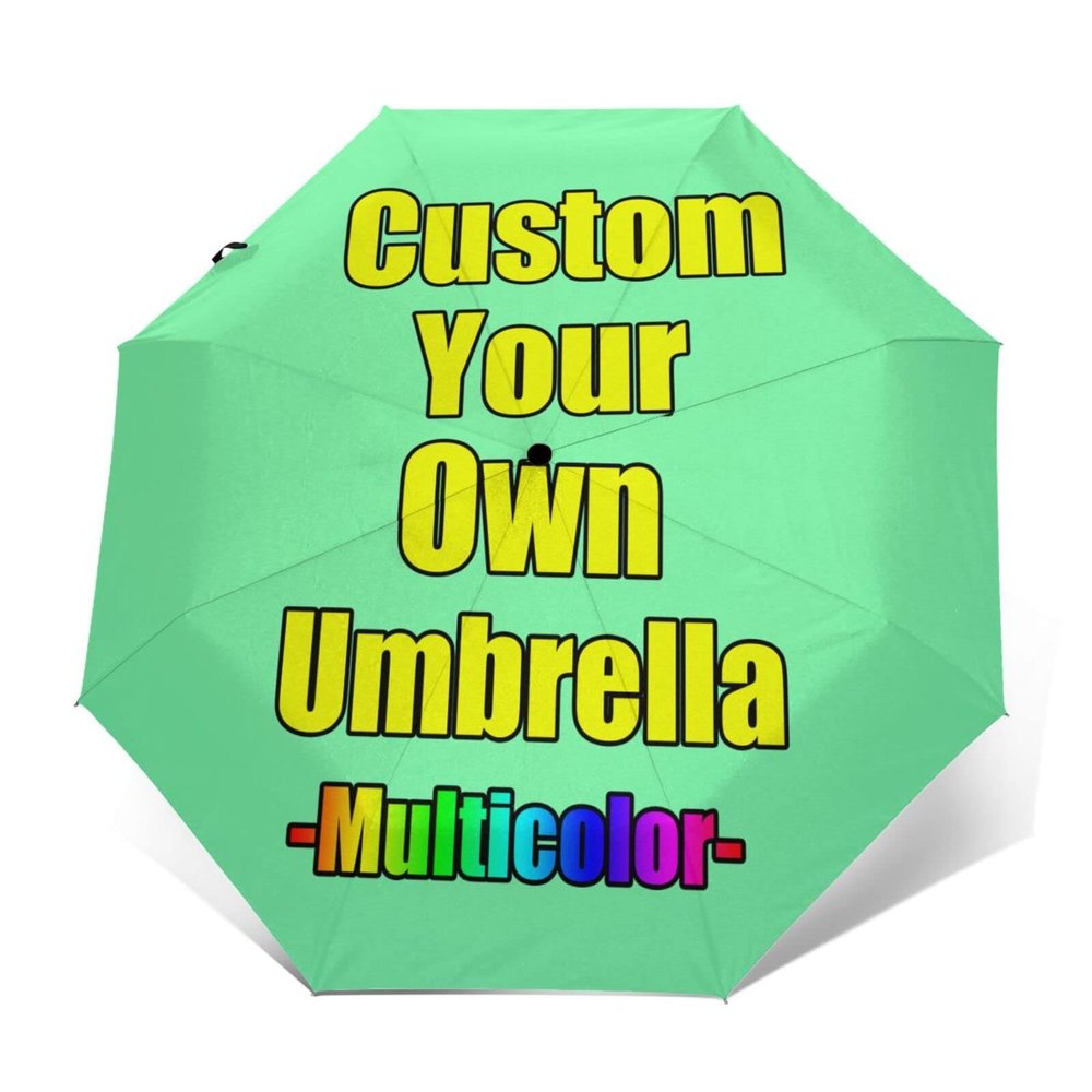 Personalized Umbrella Personalized Umbrellas with Pictures Custom Umbrellas Design Your Own Photo/Text/Logo Umbrella for Rain/Sunny, Travel, Gift Auqamarin