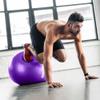 STOROMO Exercise Ball,Yoga Ball(with Exercise Tutorial)Extra Thick Non-Slip,Holds 2500 lbs, Workout Ball for Pregnancy Birthing and Balance Stability (Purple, 85cm/33.4in) view 2