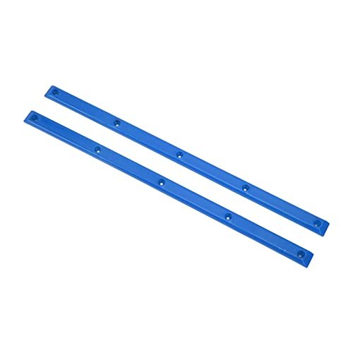 Skateboard Rails Protector, Flexible Ribs Design for Impact Resistance, Skateboard Rails Guard with Mount Screws for Beginners and Street Skaters