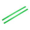 VBESTLIFE 2Pcs Skateboard Rails Protector Wear-Resistant Flexible Ribs Bones Board Rails with Mount Screws(Green) Cycling view 1