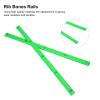 VBESTLIFE 2Pcs Skateboard Rails Protector Wear-Resistant Flexible Ribs Bones Board Rails with Mount Screws(Green) Cycling view 3