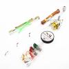 Ultra-Short 54cm2 Section Ice Fishing Rod with Reel Set, Portable Winter Fishing Device, Ice Fishing Rod and Fishing Reel Hook Bait Set, Carp Rod ZYHYD (Size : 54cm) view 1