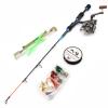 Super Hard 65cm Ice Fishing Rod with Reel Set, Winter Fishing Device, Ice Fishing Rod and Fishing Reel Hook Bait Set, Ice Fishing Rod for Big Fish, Carp Rod ZYHYD (Size : 65cm) view 1