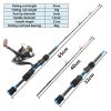 Super Hard 65cm Ice Fishing Rod with Reel Set, Winter Fishing Device, Ice Fishing Rod and Fishing Reel Hook Bait Set, Ice Fishing Rod for Big Fish, Carp Rod ZYHYD (Size : 65cm) view 2