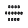 HZUTUZH Black Rubber Silicone Carabiner Keeper Retainer - Belay & Rigging Stopper for All Types of Locking Carabiner & Quickdraw (10) view 1