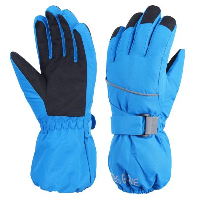JEELAD Kids Ski Snow Gloves Windproof for Boys Girls Winter Cold Weather Riding Driving Hiking Snowboard Cycling Skiing Sports