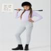Willit Girls Horse Riding Pants with Secure Zipper Pockets Light Grey M view 3