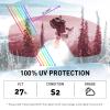AVAWAY Youth Ski Goggles, Magnetic Snowboard Goggles, Small Size Pink Snow Goggles for Men Womens, Anti Fog Safety Glasses view 4