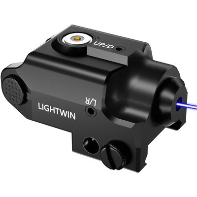 LIGHTWIN Blue Laser Sight, Aluminum Ultra Low Profile Compact Picatinny Mount Dot Sight, Strobe Mode Available, Magnetic USB Rechargeable Blue Beams for Taurus G2c G2s G3 G3c