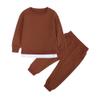 MYGBCPJS Kids Sweatsuits Long Sleeve Crew Neck Tee Shirt + Jogger Sweatpants Infant Baby 2 Pieces Fall Outfits Clothes view 1
