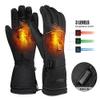FAVOMOTO Pair Men's Knitted Gloves Mittens & Liners Ski Gloves Heating Full Finger Anti-Slip Riding Lose Electric Coating view 3