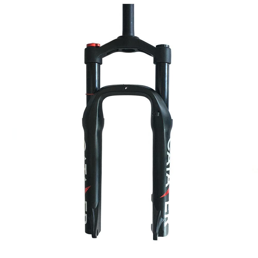 catazer 20inch Fork Snow Bike Air Fork Beach Bike Fork for 4.0" Tire Sonw Bike Spread 135mm Suspension Bike Forks