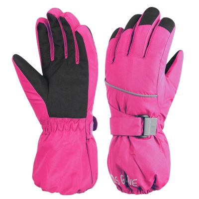 JEELAD Kids Ski Snow Gloves Windproof for Boys Girls Winter Cold Weather Riding Driving Hiking Snowboard Cycling Skiing Sports