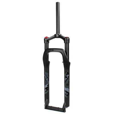 LvTu 20 Inch Fat Tire Fork Suspension Aluminum Alloy Manual Lockout Unisex's for 4.0" Tire Beach Bike Snow