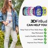 3DFitBud Simple Step Counter Walking 3D Pedometer by 3DActive with Clip, Lanyard Accurate Step Tracker Large Display, Easy to Use Kids Men Women Adult Seniors Daily Step Tracking - A420S - Royal Blue view 4