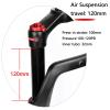 LvTu Beach Snow Bike Front Fork 26 Inch Aluminum Alloy 4.0" Tire Fat Fork Manual Lockout Suspension Black view 4