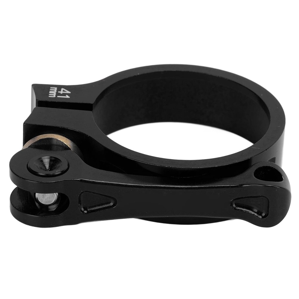 Bike Seat Clamp, Quick Release Lightweight CNC Aluminum Alloy Seatpost Collar 41mm for Folding Bikes Commuters Travelers Urban Riders