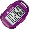 3DFitBud Simple Step Counter Walking 3D Pedometer by 3DActive with Clip, Lanyard Accurate Step Tracker Large Display, Easy to Use for Kids Men Women Adult Seniors Daily Step Tracking - A420S - Plum view 1