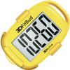 3DFitBud Simple Step Counter Walking 3D Pedometer by 3DActive with Clip, Lanyard Accurate Step Tracker Large Display, Easy to Use for Kids Men Women Adult Seniors Daily Step Tracking - A420S - Yellow view 1