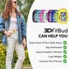 3DFitBud Simple Step Counter Walking 3D Pedometer by 3DActive with Clip, Lanyard Accurate Step Tracker Large Display, Easy to Use for Kids Men Women Adult Seniors Daily Step Tracking - A420S - Yellow view 4