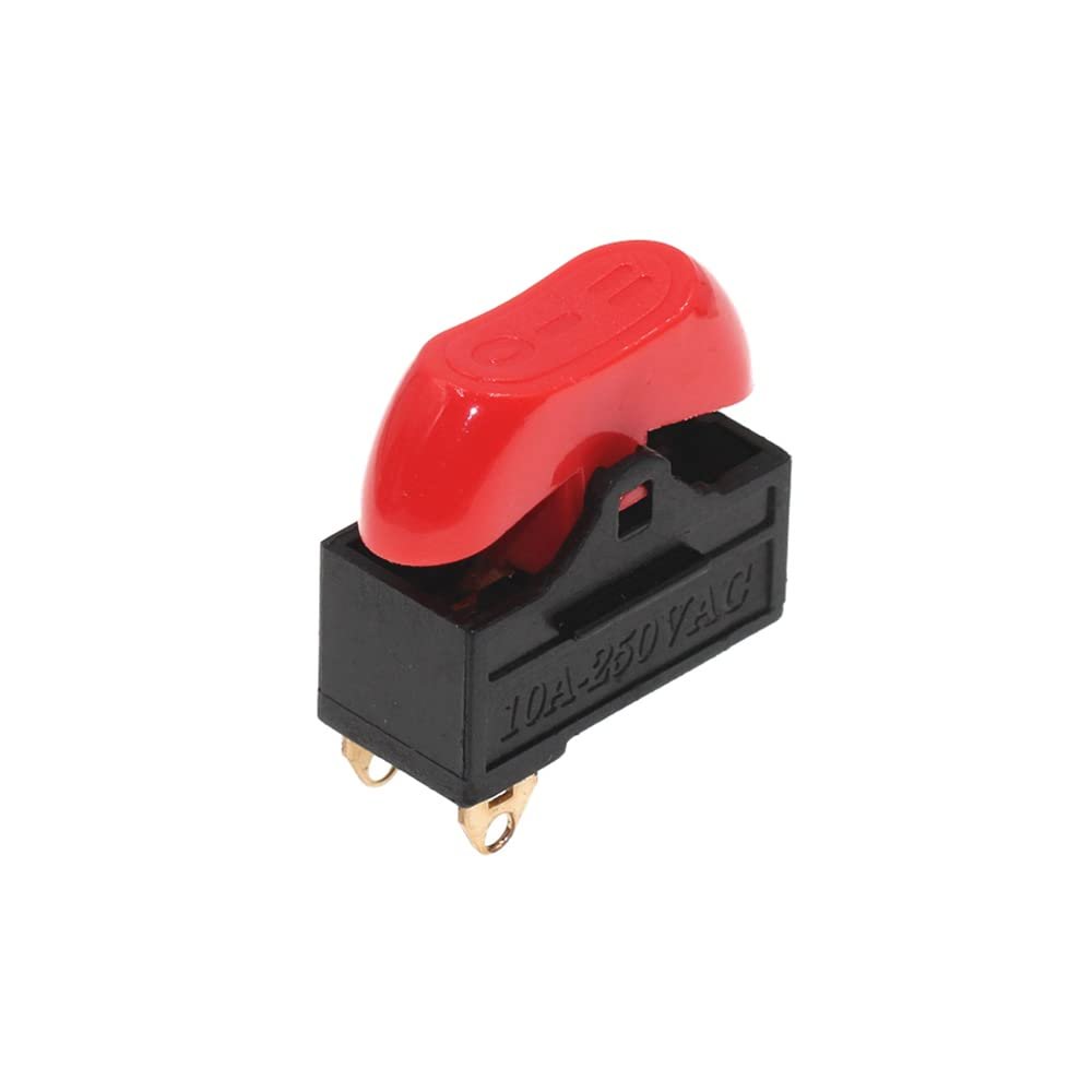 4PCS Hair Dryer Switch,Rocker Switch,3 Position ON Off Boat Switch,Red