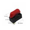 4PCS Hair Dryer Switch,Rocker Switch,3 Position ON Off Boat Switch,Red view 2