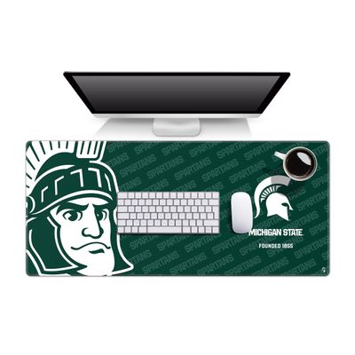 YouTheFan NCAA Michigan State Spartans Logo Series Desk Pad