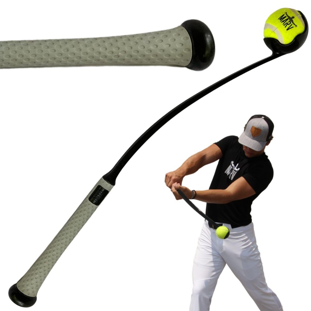 Marv Swing Path Trainer for Baseball and Softball Hitters - Batting/Hitting Training Handle