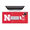 YouTheFan NCAA Nebraska Cornhuskers Logo Series Desk Pad view 1