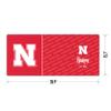 YouTheFan NCAA Nebraska Cornhuskers Logo Series Desk Pad view 2