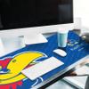 YouTheFan NCAA Kansas Jayhawks Logo Series Desk Pad view 3