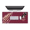 YouTheFan NCAA Florida State Seminoles Logo Series Desk Pad, Team Colors view 1