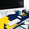 YouTheFan NCAA Michigan Wolverines Logo Series Desk Pad view 3
