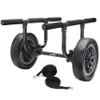 Best Marine and Outdoors Kayak Cart, Heavy Duty Adjustable Width Dolly with 450lb Weight Capacity and Flat Free Airless Wheels, Canoe Trolley Carrier and Kayak Trailer Accessories view 1