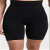 Yummie Women's Seamless Solutions High Waist Thigh Shaper, Black, 1X/2X view 2