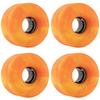 Hawgs Skateboards Lil EZ Longboard Wheels, 60mm 78a, Orange/Yellow view 1