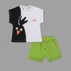Baby Boy 2-Piece Clothing Set, 100% Cotton Tee and Shorts Set for Baby Boy and Toddler, Toddler Outfits and Gifts (Green, 9-12 Months) view 2