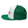Gunner Gear Fishing Hat Bass Fish American Flag Embroidered Snapback Trucker Hat Yupoong 6006 view 3