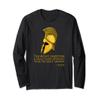 Ancient Greek Philosophy - The Right Question - Plato Quote Long Sleeve T-Shirt view 1
