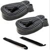 CYCLEZ One Pair 20" x 1.75 Brick or Grooved White Wall Tires Includes 2-20" Tubes and 2- Tire Lever Tools for 20inch BMX or Lowrider Bicycles Replacement Kit (Brick (White Wall)) view 3