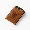 Rico Industries NBA Sacramento Kings Premium Laser Engraved Vegan Brown Leather Front Pocket Wallet - Compact and Slim Yet Sturdy Design - Perfect to Show Your Team Pride or Gift view 2