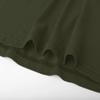 Long Sleeve Crop Tops for Women Workout Basic Clothes for Teen Ladies Fitted Slim Scoop Neck Cute Yoga Shirts (Olive, Medium) view 4