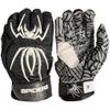 Spiderz 2022 Hybrid Series Boy's Baseball Batting Gloves (Pair) Black | White YMD view 1
