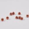 MUUNN 100pcs Tungsten Cyclops Beads for Fly Tying, Sink Deeper and Faster 5 Colors/13 Sizes Countersunk Tungsten Beads Fly Tying Beads Head Fly Tying Materials(Copper,4.6mm) view 2