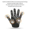 GOuft Spiderweb-Design Golf Glove Black Edition (for Men & Women) - Durable Suede: All Weather Golf Glove, Good Grip, Feel Soft/Comfort, and Long Lasting: Washable Glove (Neon/Black, 18, Pair) view 2