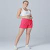 5-Pack Women's Athletic Shorts Mesh Basketball, Ladies Active Loose Pull-On Shorts with Zipper Pockets, 5" Inseam (Set 1, Small) view 2