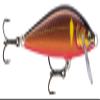 Rapala Countdown Elite 3.7 inches (9.5 cm) Gold Ayu Fishing Hook, 1 Piece view 1