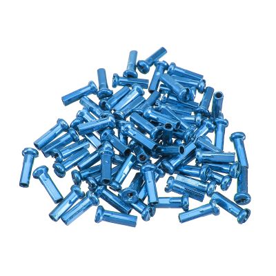 Spokes Nipples 72Pcs/Lot Bicycle Spoke Colorful Material Mountain Bike Spokes Nipples for Bicycle Wheel Cycling Accessories Cycling Spokes (Color : Blue)