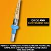 CBB Cricket Bat Grip Cone for Applying Cricket Bat Rubber Grip Metal Top view 2